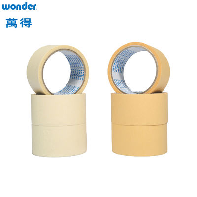Krepppapiermaterial, festklebendes Maskenband auf Beige-Gummibasis