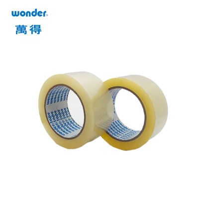 Warm schmelzendes Klebstoff-BOPP-Verpackungsteppich 48 mm x 100 m Hitzebeständig
