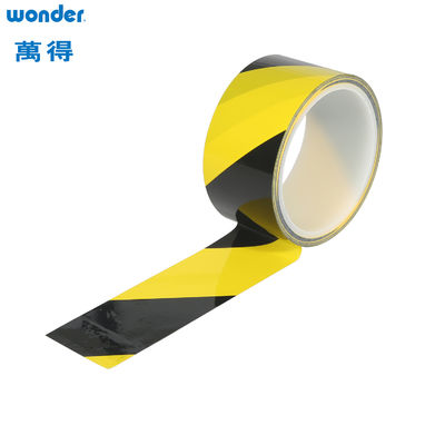 Wonder OPP Warnung PVC Klebebänder Gelb Schwarz Farbe Innenbereich