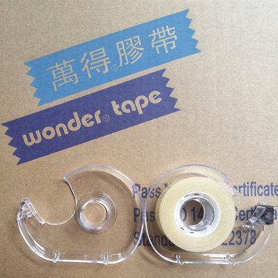 Transparentes BOPP-Tape für Schreibwaren Matte Weiß 50 mm zur Kennzeichnung