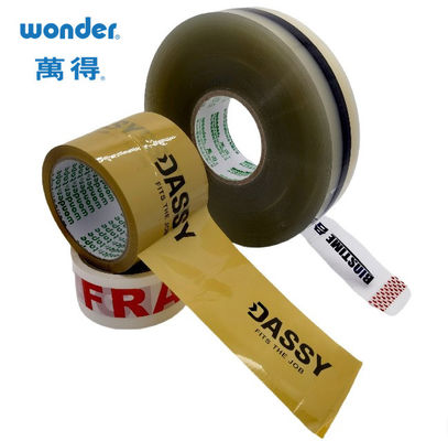 Wasserbasiertes Acryl-gedrucktes BOPP-Band für Premium-Verpackungsbildschirme
