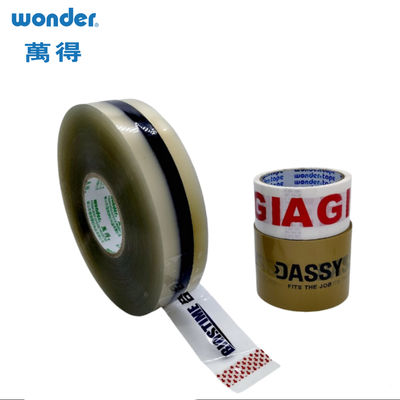 Wasserbasiertes Acryl-gedrucktes BOPP-Band für Premium-Verpackungsbildschirme