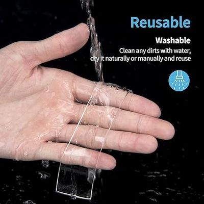 Nano doppelseitiges Klebeband Waschbares starkes klebriges wiederverwendbares transparentes Klebeband für Haushalts- und Industrieanbauteile in Blisterverpackungen