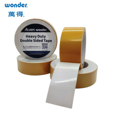 Selbstklebendes doppelseitiges Band mit gewebter Febic-Basis und heiß schmelzendem Klebstoff für eine starke Haftung