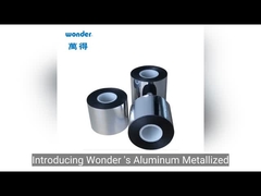 Metallisierter Film Typ BOPP Verpackungsteppich 0,055 mm Wärmeschutz